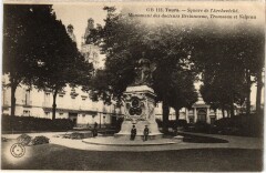 Tours Square de l'Archeveche à Tours