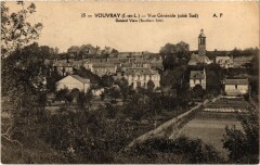 Vouvray vue generale à Vouvray
