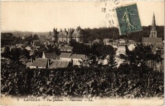 Langeais vue generale à Langeais