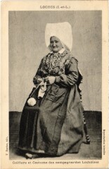 Loches Coiffure et Costume des campagnardes à Loches
