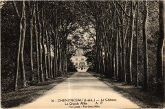 Chenonceaux le Chateau Grande Allee à Chenonceaux