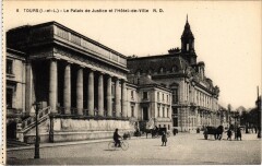 Tours Palais de Justice et Hotel de Ville à Tours