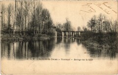 Vouvray Barrage sur la Cisse à Vouvray