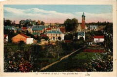 Vouvray vue generale à Vouvray