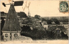Vouvray vue generale à Vouvray