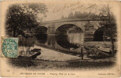Vouvray Pont sur la Cisse à Vouvray