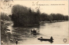 Vouvray Embouchure de la Cisse à Vouvray
