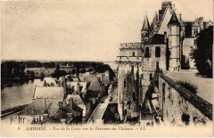 Amboise vue de la Loire à Amboise