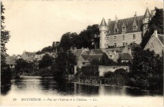 Montresor vue sur l'Indrois et le Chateau