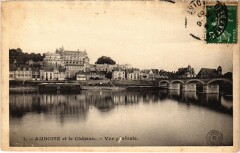 Amboise le Chateau vue generale à Amboise