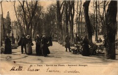 Tours Marche aux Fleurs Boulevard Beranger à Tours