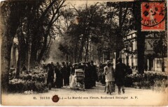 Tours Marche aux Fleurs Boulevard Beranger à Tours