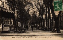 Tours Marche aux Fleurs Boulevard Beranger à Tours