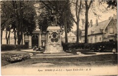 Tours Square Emile Zola à Tours