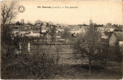 Vouvray vue generale à Vouvray