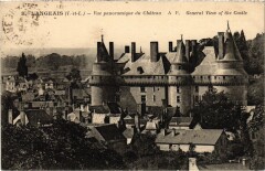 Langeais vue panoramique du Chateau à Langeais