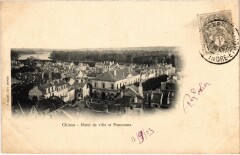 Chinon Hotel de Ville et panorama à Chinon