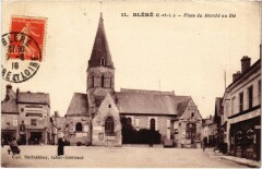 Blere Place du Marche au Ble -
													37 Indre et Loire
												
