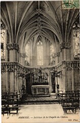 Amboise interieur de la Chapelle du Chateau à Amboise