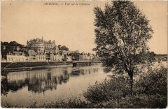 Amboise vue sur le Chateau à Amboise
