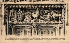 Amboise le Chateau haut relief à Amboise