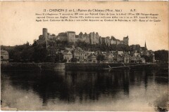 Chinon Ruines du Chateau à Chinon