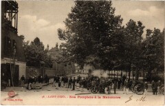 Saint-Ouen nos pompiers a la manoeuvre Firefighters -
													93 Seine Saint Denis
												