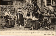 Env. de Le Puy Les dentellieres du velay Folklore