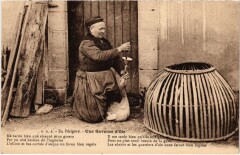 Une graveuse d'oie Folklore