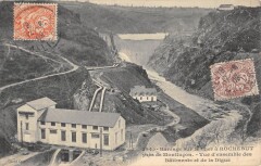 Barrage Sur Le Cher A Rochebut - Vue D'Ensemble Des Batiments Et De La Di -
													03 Allier
												