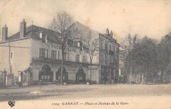 Gannat - Place Et Avenue De La Gare à Gannat
