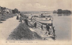 Vernon - La Seine Et Le Pont De Fer à Vernon