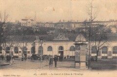 Agen - La Gare Et Le Coteau De L'Ermitage