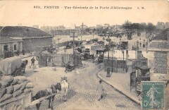 Vue Générale de la Porte d'Allemagne à Paris 19e