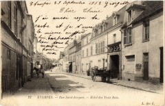 Etampes Rue Saint-Jacques Hotel des Trois Rois