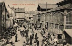 Dijon Un jour de grand Marché à Dijon