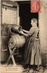 Normandie Fabrication du beurre Folklore