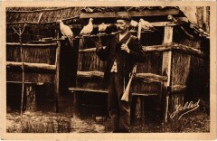 Landes Chasseur de Palombes Les Appeaux Folklore