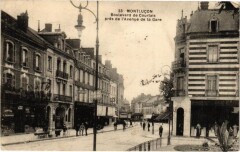 Montlucon - Boulevard de Courtais prés de l'Avenue de la Gare à Montluçon