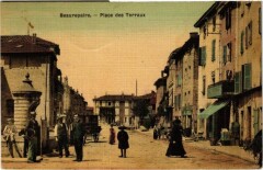 Beaurepaire - Place des Terraux à Beaurepaire