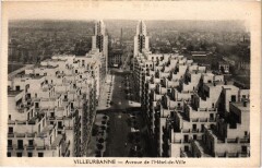 Villeurbanne - Avenue de l'Hotel-de-Ville à Villeurbanne