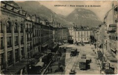 Grenoble - Place Grenette ett le Saint-Eynard à Grenoble