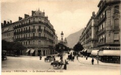 Grenoble - Le Boulevard Gambetta à Grenoble