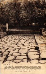 Vienne - Voie romaine (partie mise ajour au Jardin public Deux à Vienne