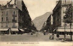 Grenoble - Le Boulevard Gambetta à Grenoble