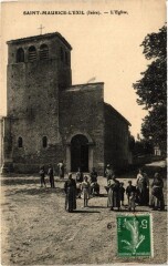 Saint-Maurice-L'Exlil - L'Eglise -
													38 Isère
												