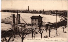 Neuville-sur-Saone - Vue Panoramique du Quai à Neuville-sur-Saône