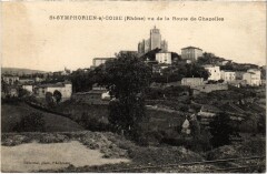 Saint-Symphorien-sur-Coise vu de la Route de Chazelles à Coise