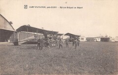 Camp D'Aviation - Pres Dijon - Biplans Breguet Au Depart à Dijon