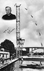 L'Abbe Robert Simon - Le Cure Volant Plonge De 35 Metres A Saone Doubs -
																					25300 Doubs
																			
